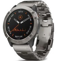 Фото Спортивные часы Garmin Fenix 6X Pro Solar Titanium with Vented Titanium Bracelet 010-02157-24