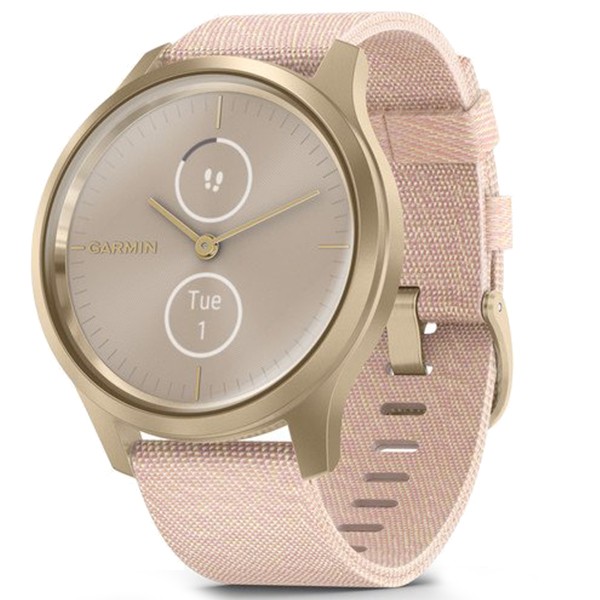 Фитнес часы Garmin vivomove Style Light Gold Blush Pink 010-02240-22 video