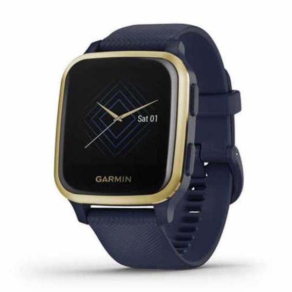 Спортивные часы Garmin Venu Sq Navy Light Gold GPS 010-02426-12 video