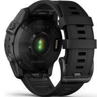 Смарт-часы Garmin fenix 7 Sapphire Solar Black DLC Titanium with Black Band 010-02540-35