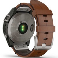 Смарт-часы Garmin fenix 7 Sapphire Solar Titanium with Chestnut Leather Band 010-02540-31