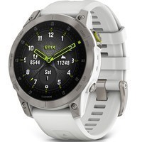 Смарт-часы Garmin Epix 2 Sapphire Carrera White-Titanium 010-02582-21