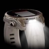 Смарт-часы Garmin Fenix 7S Pro Sapphire Solar Soft Gold with Light Sand Band 010-02776-15