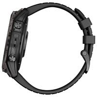 Смарт-часы Garmin fenix 7X Pro Sapphire Solar Edition Carbon Grey DLC Titanium with Black Band 010-02778-11