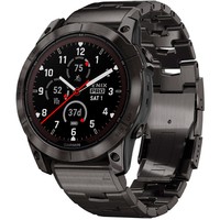 Смарт-часы Garmin fenix 7X Pro Sapphire Solar Edition Carbon Gray DLC Titanium with Vented Titanium Bracelet 010-02778-30
