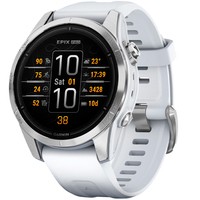 Фото Смарт-часы Garmin Epix Pro Gen 2 Standard Edition 42 мм Silver with Whitestone Band 010-02802-01