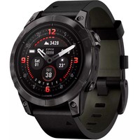 Фото Смарт-часы Garmin Epix Pro Gen 2 Sapphire Edition 47 мм Carbon Grey DLC Titanium with Black Leather Band 010-02803-30