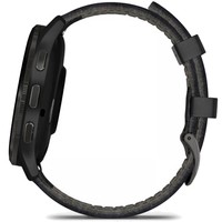 Смарт-часы Garmin Venu 3 Slate Stainless Steel Bezel with Black Case and Leather Band 010-02784-52