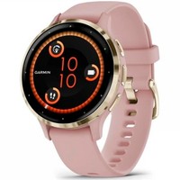 Фото Смарт-часы Garmin Venu Venu 3S Soft Gold Stainless Steel Bezel with Dust Rose Case and Silicone Band 010-02785-03