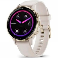 Фото Смарт-часы Garmin Venu Venu 3S Soft Gold Stainless Steel Bezel with Ivory Case and Silicone Band 010-02785-04