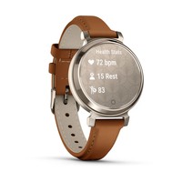Фото Смарт-часы Garmin Lily 2 Classic Cream Gold with Tan Leather Band 010-02839-02
